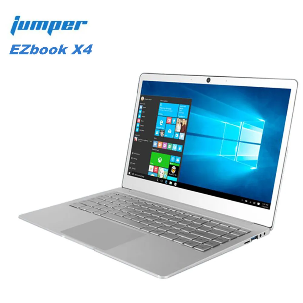 Оригинальный джемпер EZbook X4 ноутбук с системой Windows 10 Home Intel Apollo Lake J3455 4 ядра 1 5 GHz 6 GB
