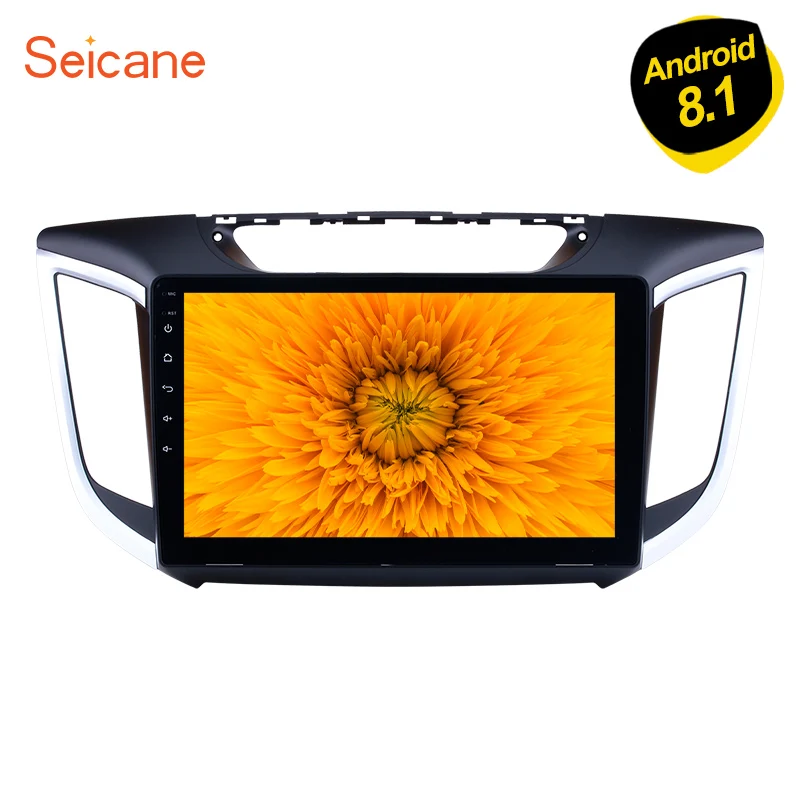 Seicane Android 7 1/8 1 10 &quot&quot 2Din автомобильный Радио Аудио GPS Navi Стерео головное