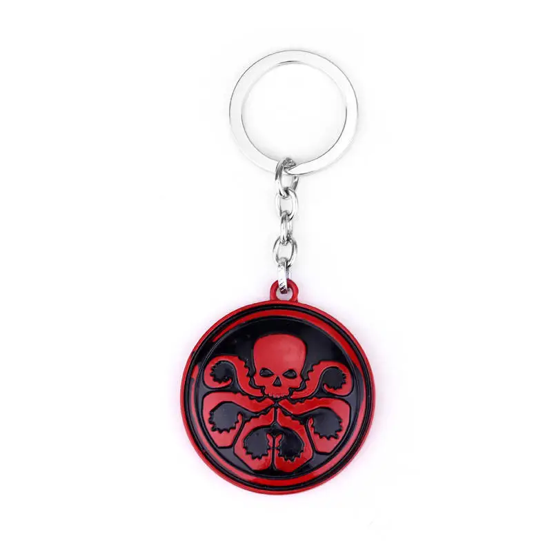 Marvel Movie S. H. I. E. L. D. Брелок с логотипом Hydra супергерой Мстители Капитан Америка