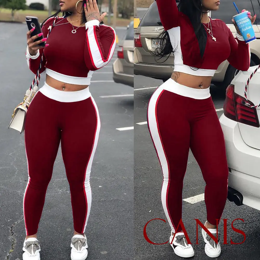 Женский спортивный костюм для бега комплект из 2 предметов спортивные штаны