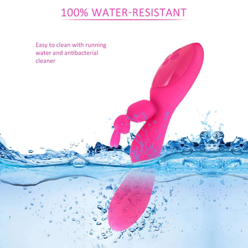 Belsiang Dildo Rabbit Vibrator Waterproof Usb Clitoris Stimulator Female Vagina Massager G Spot Adult Game Sex Toys for Women | Красота и