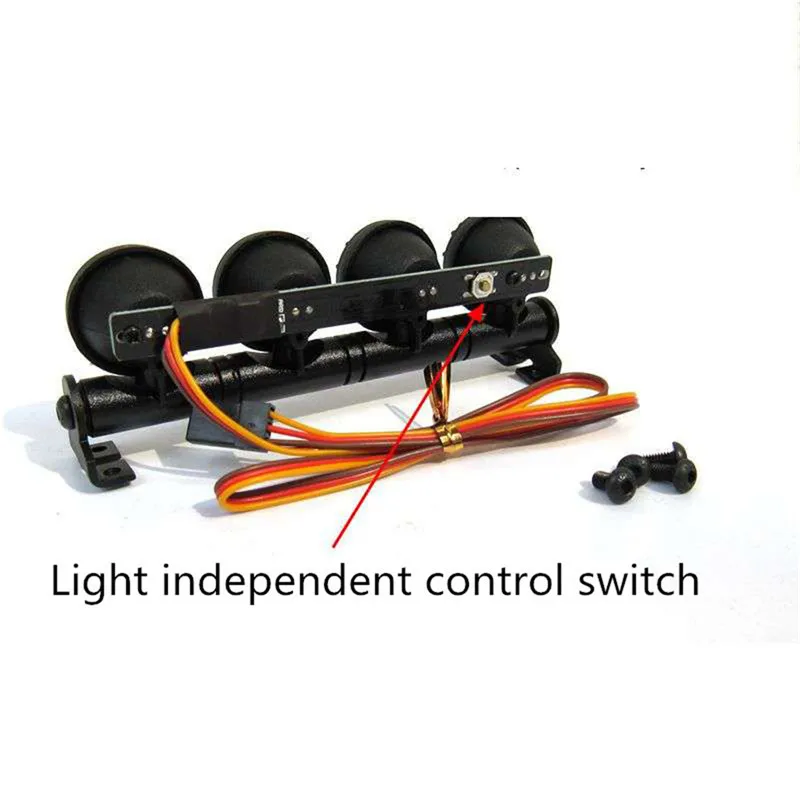 MN 90 1/12 2 4G 4WD Rc Автозапчасти для модернизации круглые белые светодиоды прожектор с