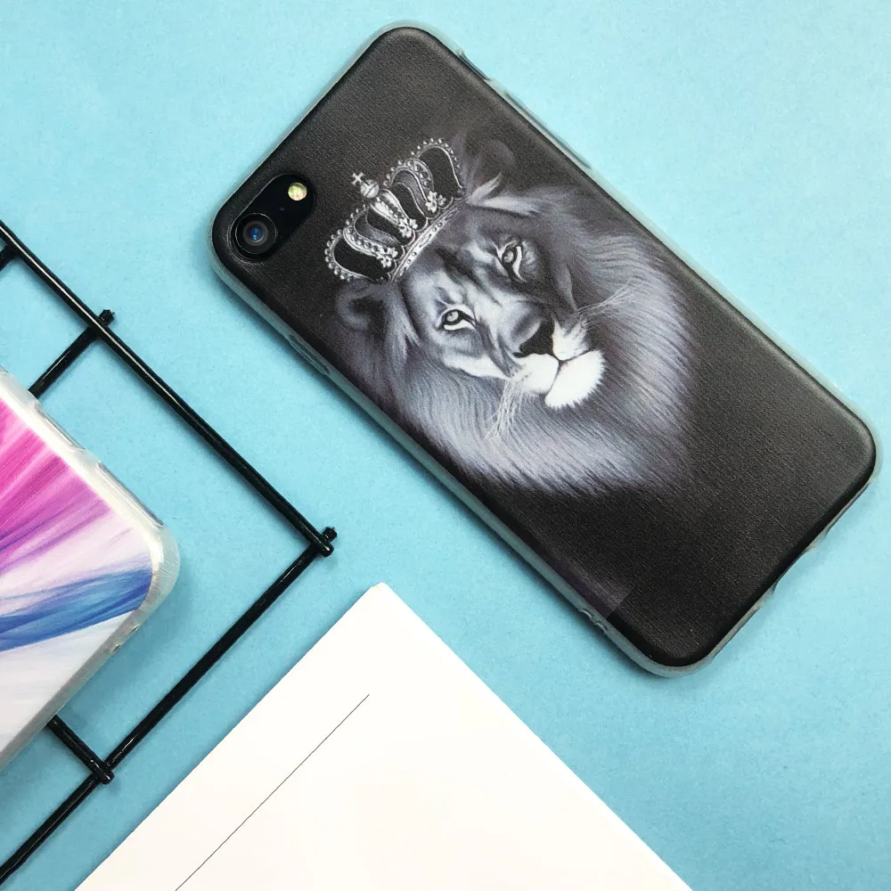CASEIER Emboss Phone Case For iPhone 7 8 6 6S Plus X 5 5S SE Soft Silicone Cases Abstract Pattern Covers Fundas Capinha |