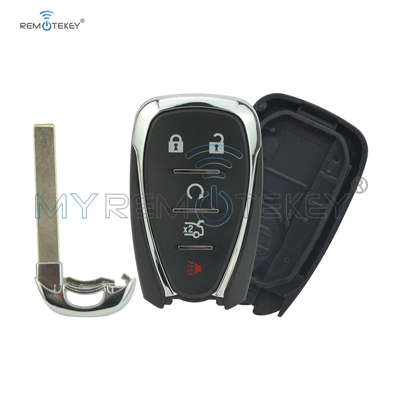 Чехол для смарт-ключа Remtekey HYQ4EA с кнопкой 4 + 1/5 2017 Chevrolet Sonic 13508769 аварийной - купить