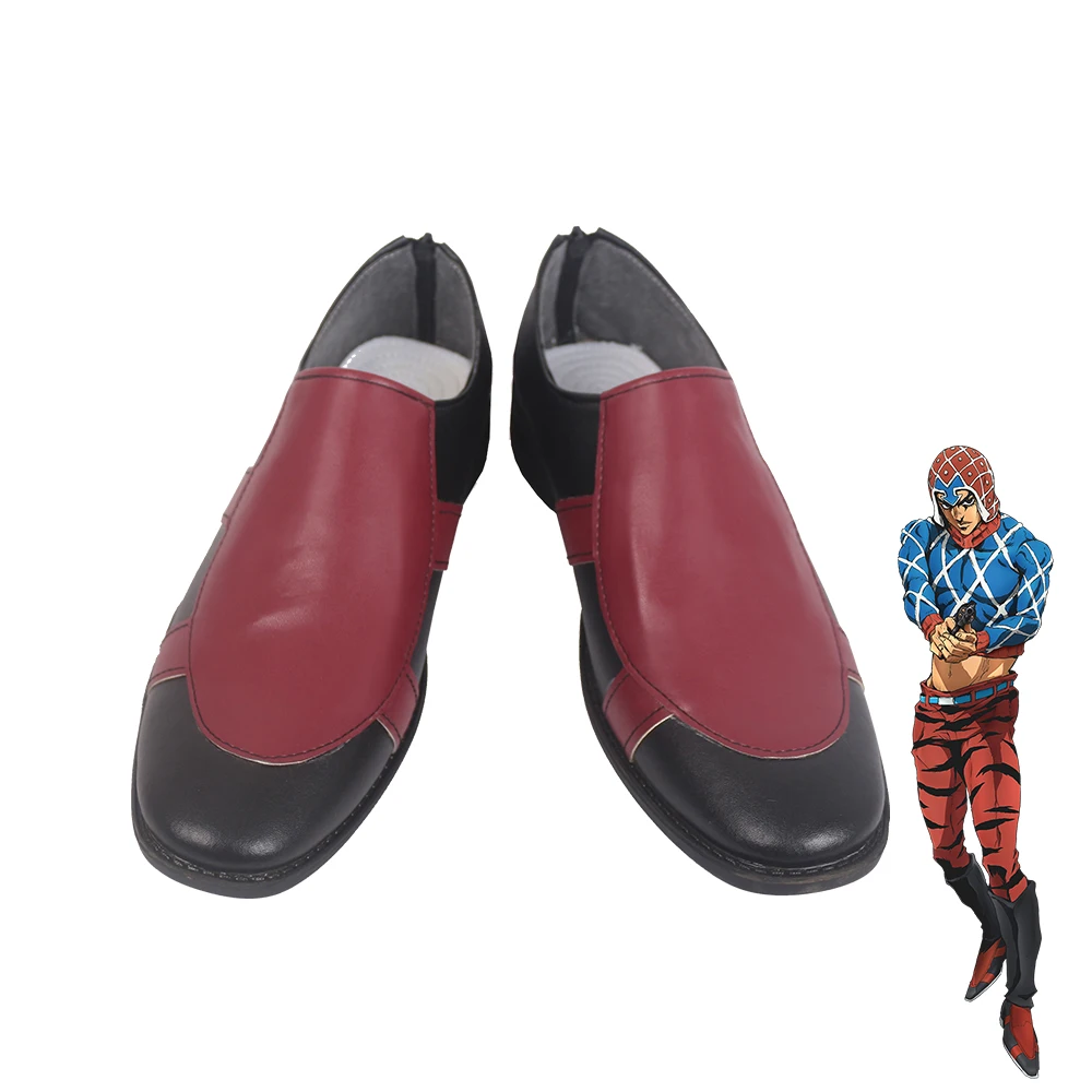 JoJo's Bizarre Adventure Guido Mista Cosplay Shoes Men Boots | Тематическая одежда и униформа