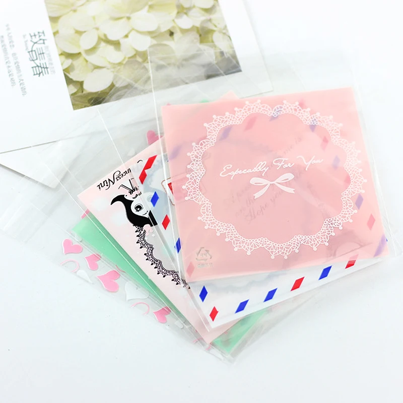 

Sale Cute 10PCS 10*12cm Transparent Self-Stick Jewelry Package Opp Bag Necklace Earring Bracelets Gift Bags Packaging