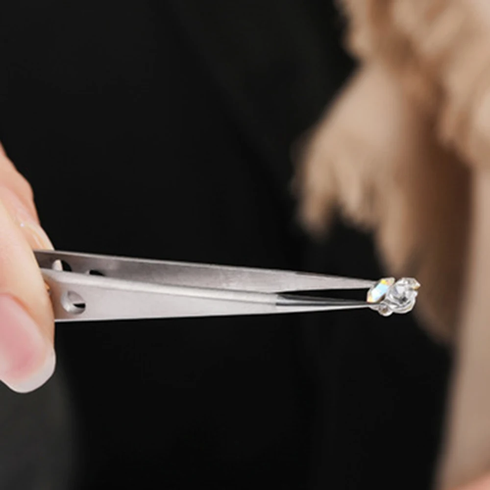 1 шт. изогнутые пинцеты для ресниц набор наращивания кусачки острый зажим макияж