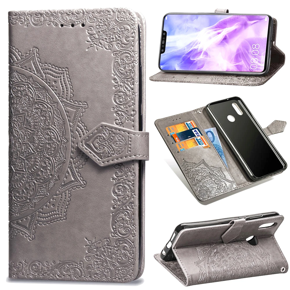 HKKAIS flip case For Huawei Nova 3 Bracket Drop-proof Storage Wallet cover | Мобильные телефоны и аксессуары