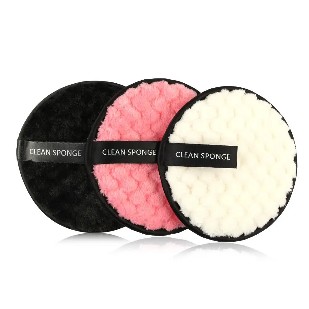 

3/4PCS/box Lazy Clean Water Cleansing Powder Puff Double-sided Wash Sponge Cleansing Beauty Tools