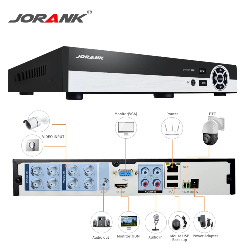 Камера Наружного видеонаблюдения HD 8 каналов 1200TVL 720P DVR NVR каналов|kit kits|kits video