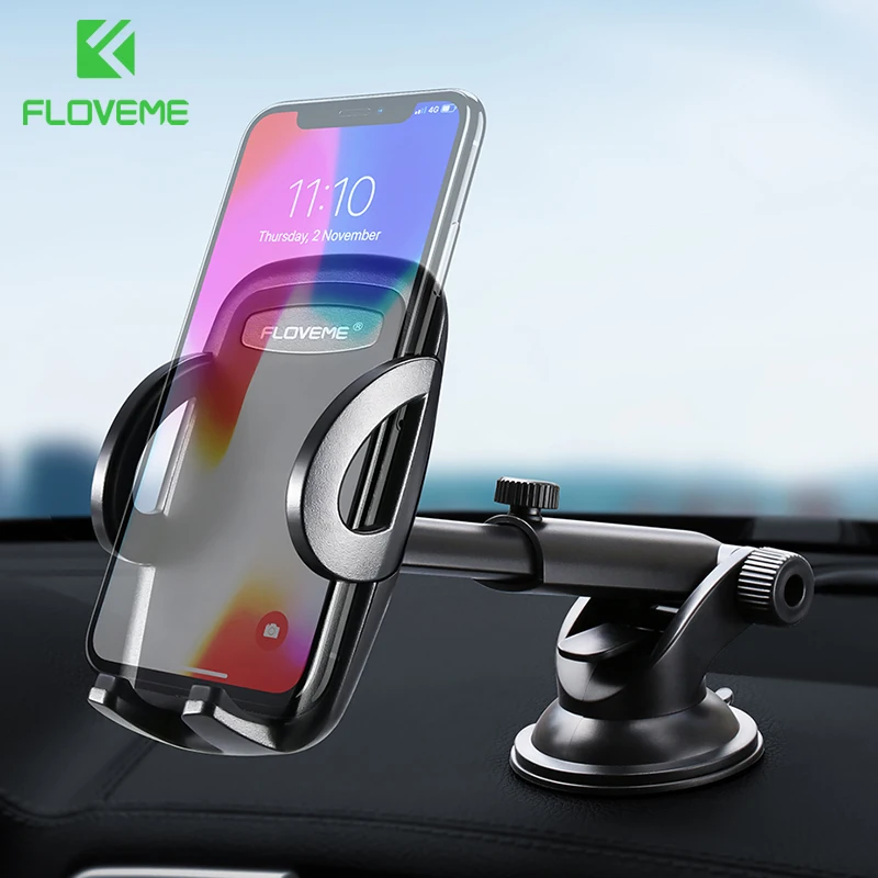 FLOVEME автомобильный держатель телефона для iPhone XS Max X смартфон Поддержка
