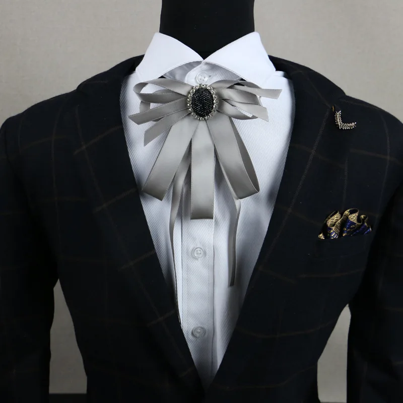 2019 New Men's Formal Wear Wedding Host Bow Korean Version Of The European Groom's Tie Newlyweds Couple Dress | Аксессуары для