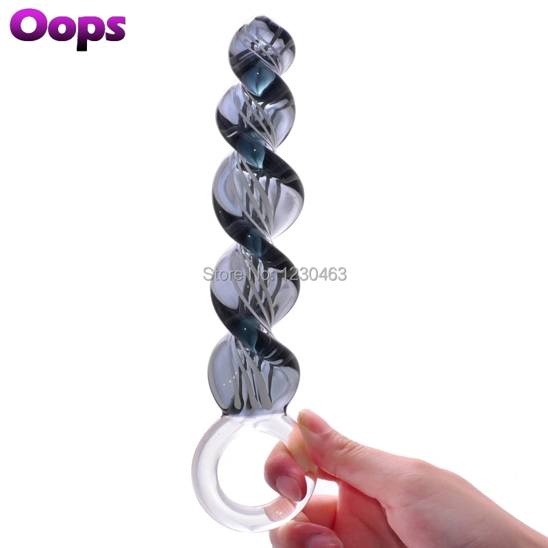 Glass Anal Butt Plug Prostate Massage Dildo Anus Beads Crystal Vagina Stimulation For Gay Fake Penis Ring Pyrex Erotic Sex Toys | Красота и