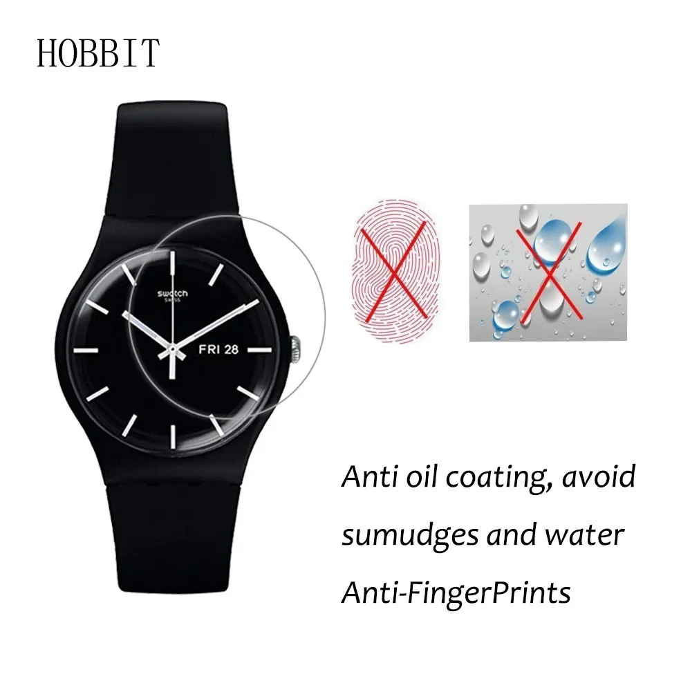 Взрывозащищенная защитная пленка для часов Swatch Mono SUOB720 SUOB704 GB274 SFM118M SUOK703 SUOB702 LB160G 3
