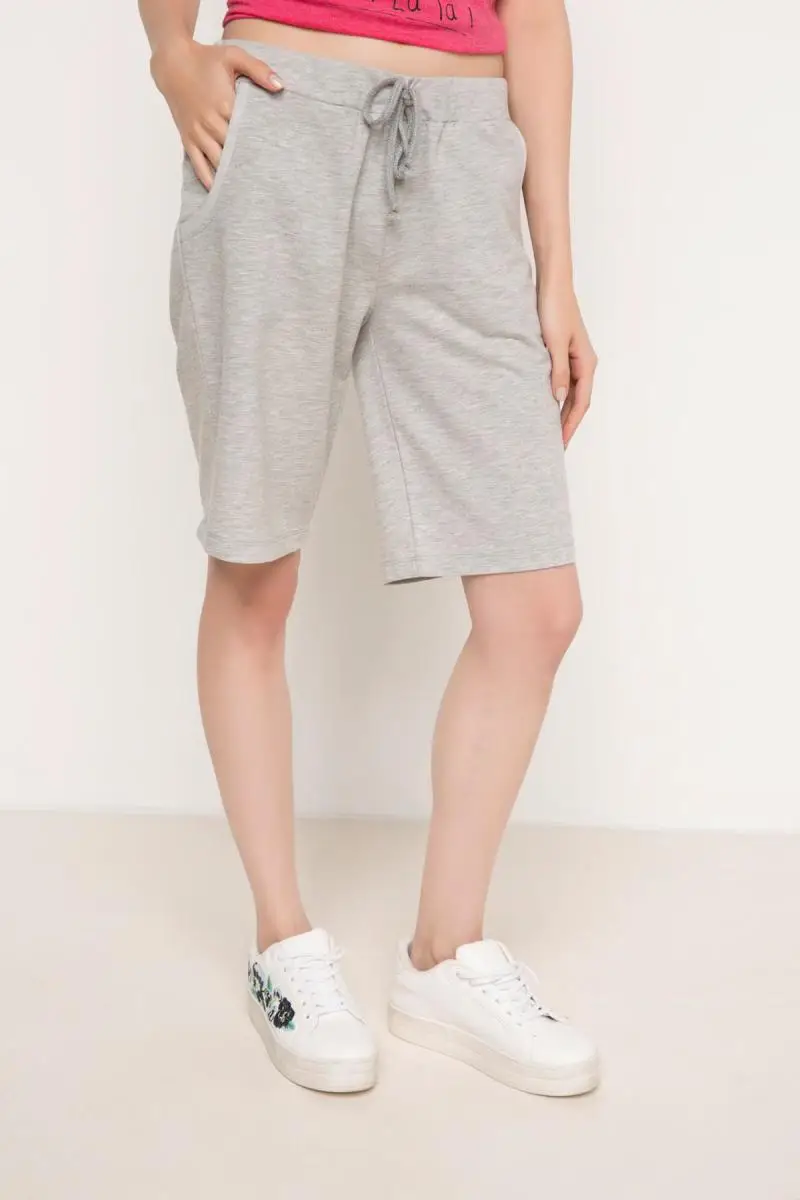 Дефакто женские спортивные бермуды H0596AZ. 17SM. GR210|Женские шорты| |