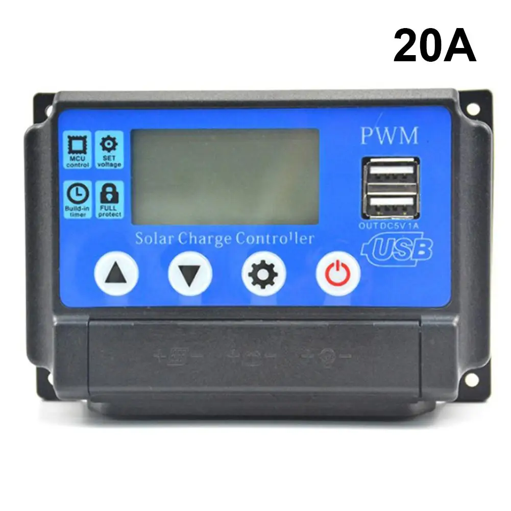 60A/50A/40A/30A/20A/10A 2V 24V со слежением за максимальной точкой мощности Авто Солнечный