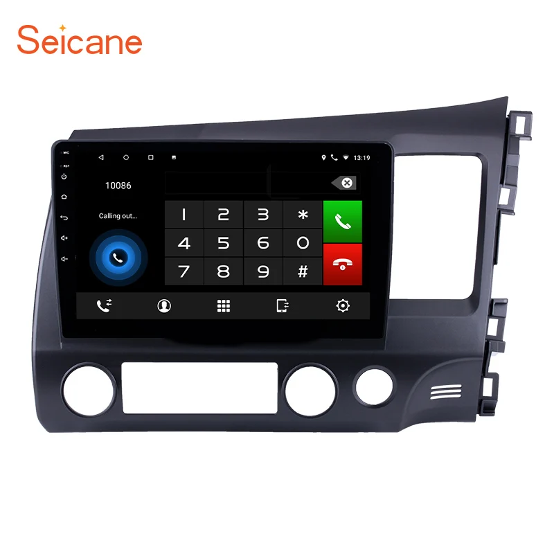 Seicane 10 1 &quotAndroid 7 1/8 автомобильный мультимедийный плеер радио GPS Navi для 2006 2011 HONDA CIVIC