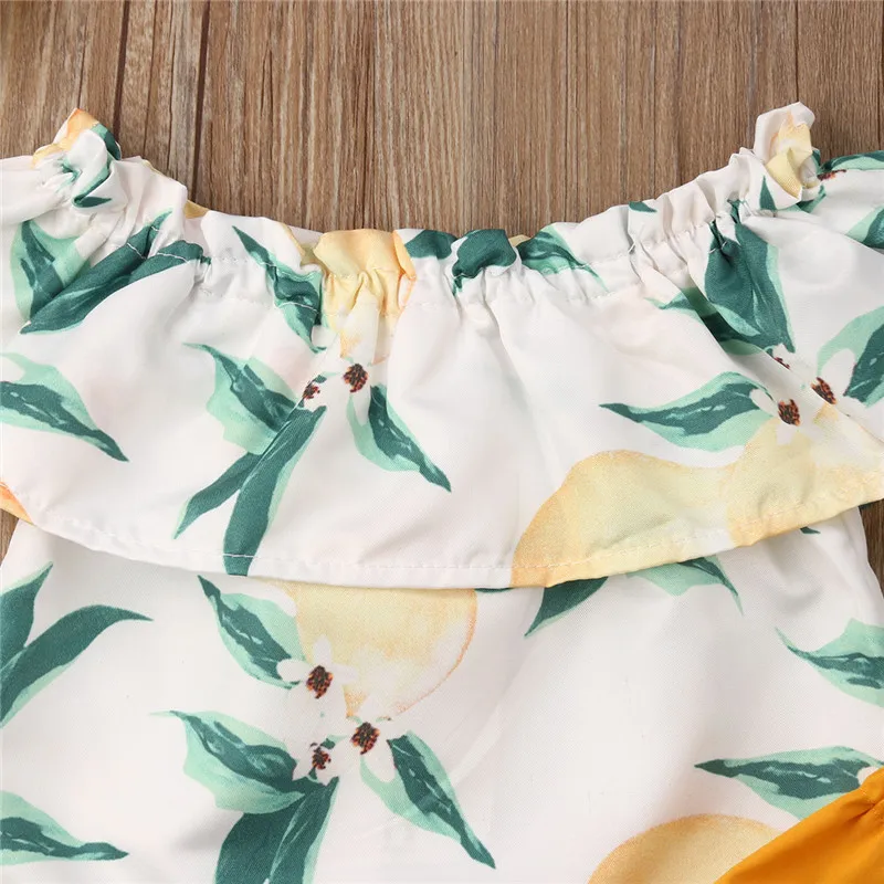 PUDCOCO/Модный комплект из 3 предметов для маленьких девочек кружевной топ с