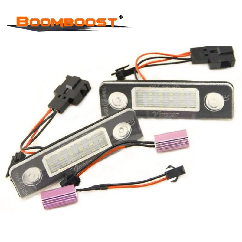 SMD3528 2 шт. 12В для Volkswagen Skoda Octavia 1Z/Roomster 5J Автомобильные светодиодные номерные знаки