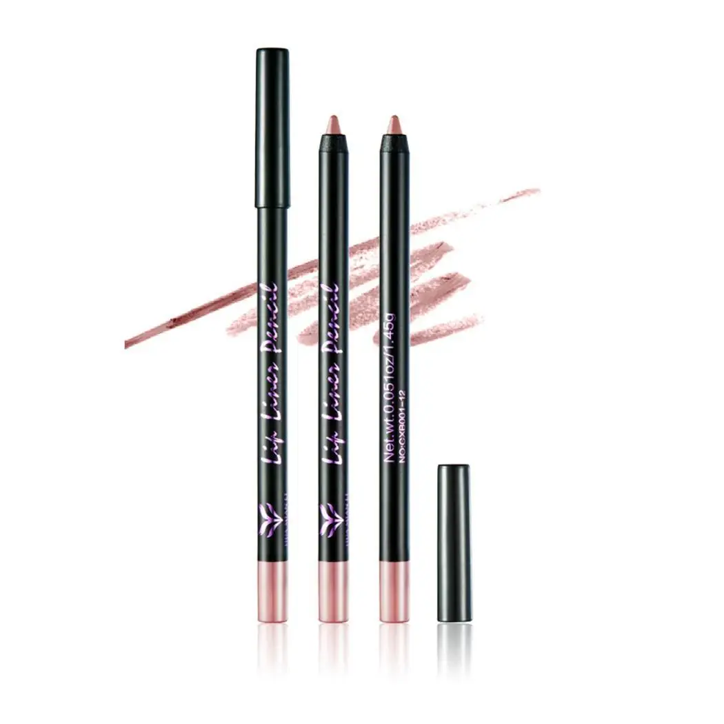 Waterproof Lip Liner Pencil Long Lasting Lipliner Long-lasting Easy to Wear Natural Nutritious. Makeup Tools | Красота и здоровье