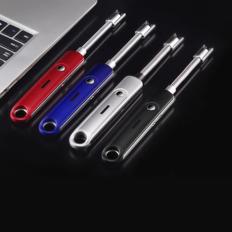 Promotion! 360 Degree Usb Arc Plasma Lighter Flexional Electric Metal Cigarette Windproof For Bbq Kitchen( | Дом и сад