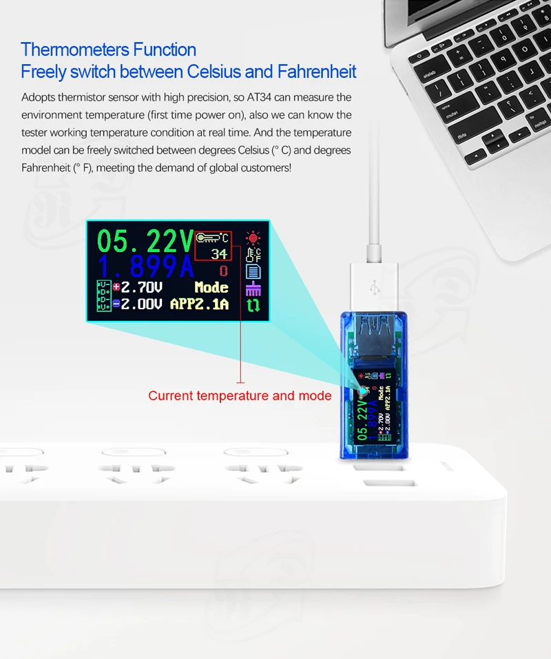 USB3.0 IPS HD цветной экран USB тестовый er Напряжение Ток мощность энергии