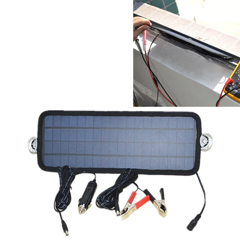 Горячая 12V 4 5 W солнечная панель Портативный монокристаллический солнечный