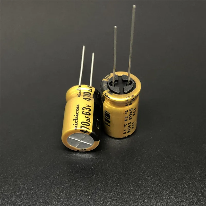 5 шт./20 шт. 470 мкФ 63 в NICHICON FW серия 12 5x20 мм 63V470uF HiFi аудио конденсатор|Конденсаторы| |