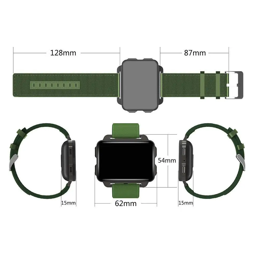 

Men Women 3G Smart Watch Quad-Core Android5.1 1+16GB GPS Wifi SIM GSM Watch Phone 2.2" Big Screen Video Call