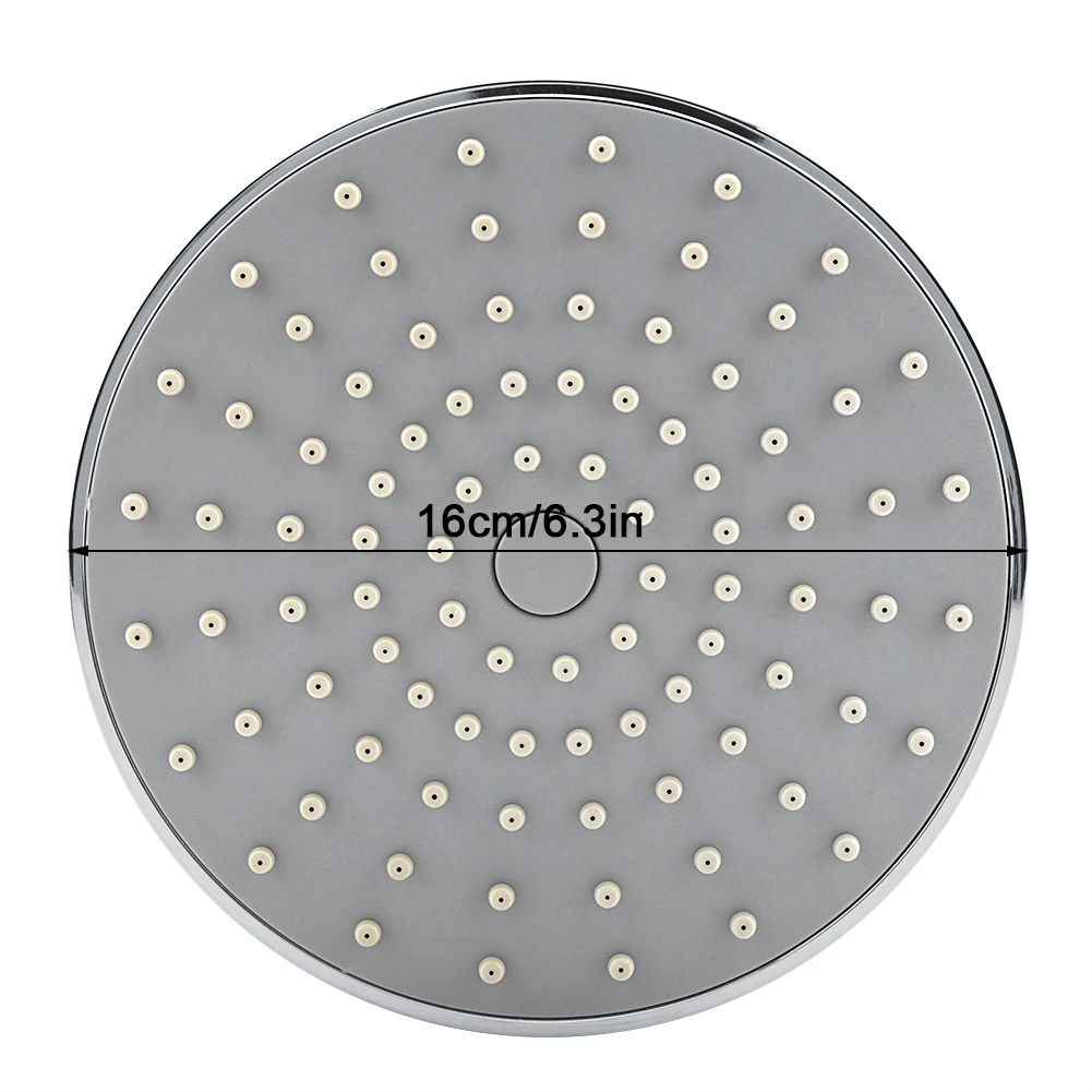 6-дюймовая круглая насадка для душа высокого давления хромированная аксессуары
