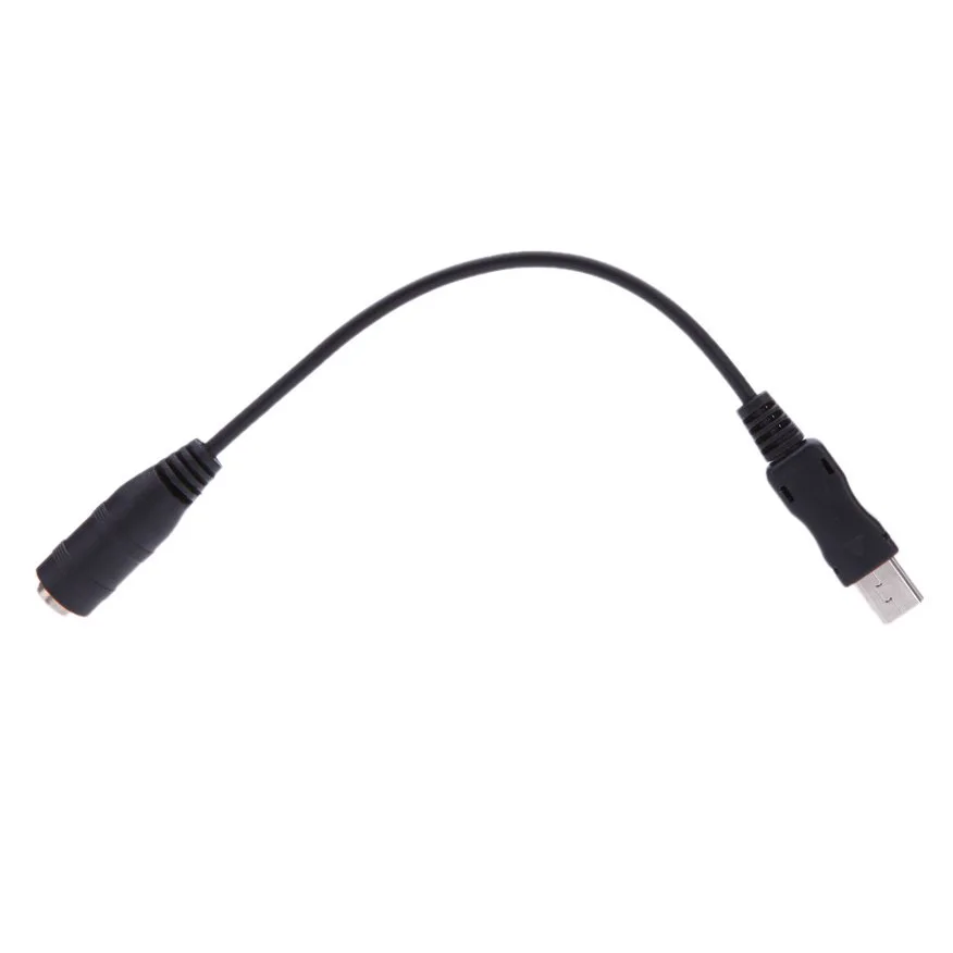 Мини флеш накопитель USB к 3 5 мм Кабельный Шнур для микрофонного адаптера Гоу про HD