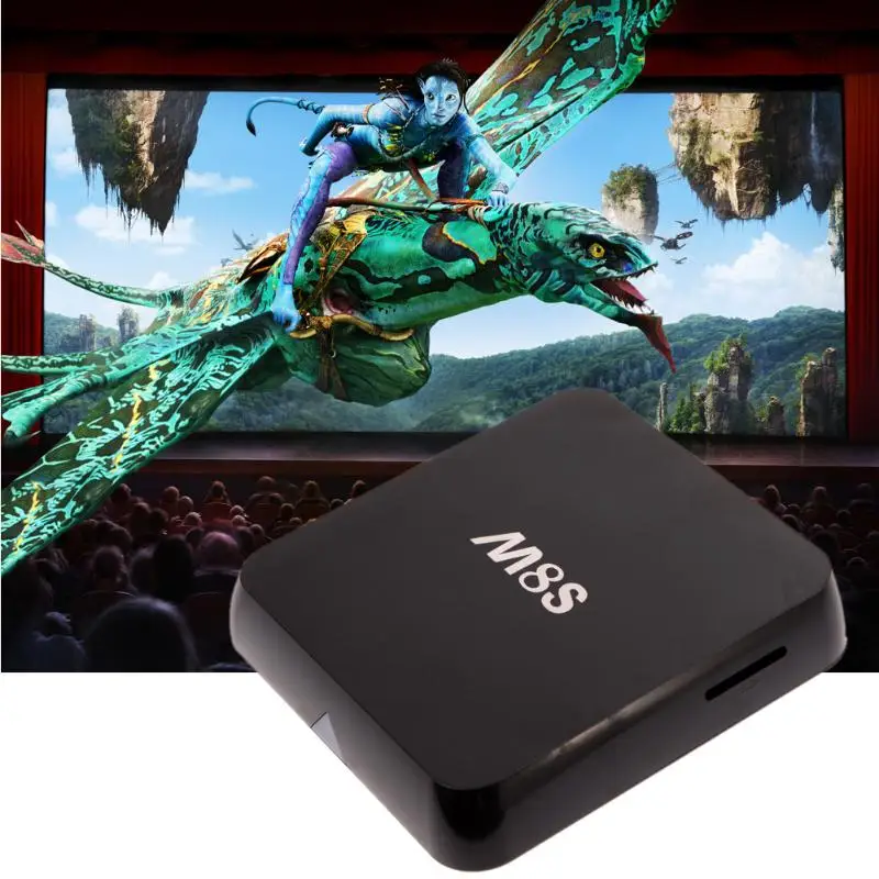 ALLOYSEED S802 четырехъядерный Android 4 Smart TV Box Set Top 2G/8G Mali450 GPU 4K .4G/5G Dual WiF Ultra HD Mini