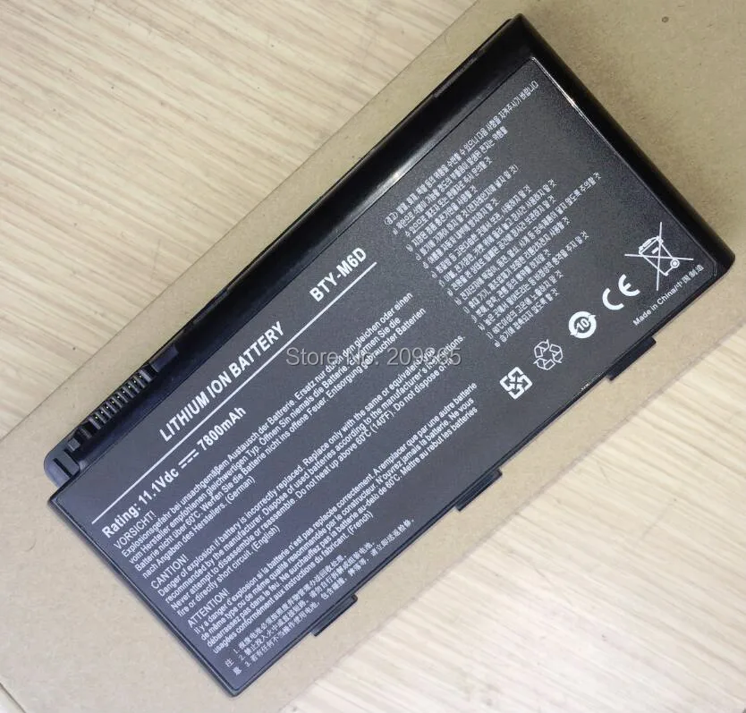 Аккумуляторная батарея для ноутбука MSI GT783H GX660 GX660DX GX70H GX780R GT70 GT760 GT60 GT660 7800 мАч |