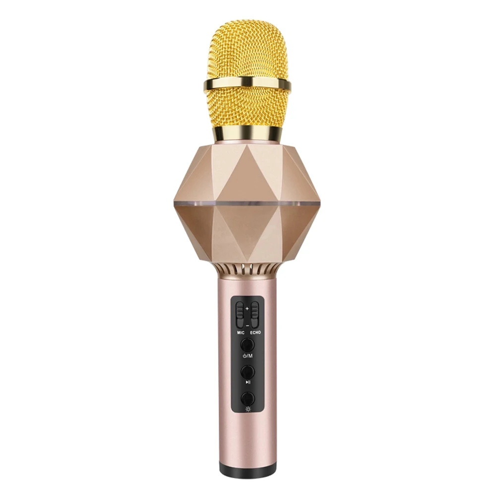 Excelvan Bluetooth микрофон караоке конденсатор металлическая музыка портативный KTV