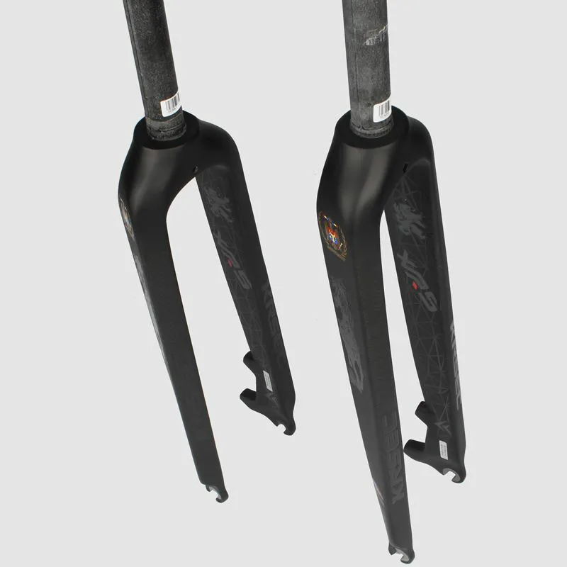 

KRSEC Full carbon fiber bicycle fork mtb bike fork 26/27.5er 3k matte mountain bike forks cycling parts