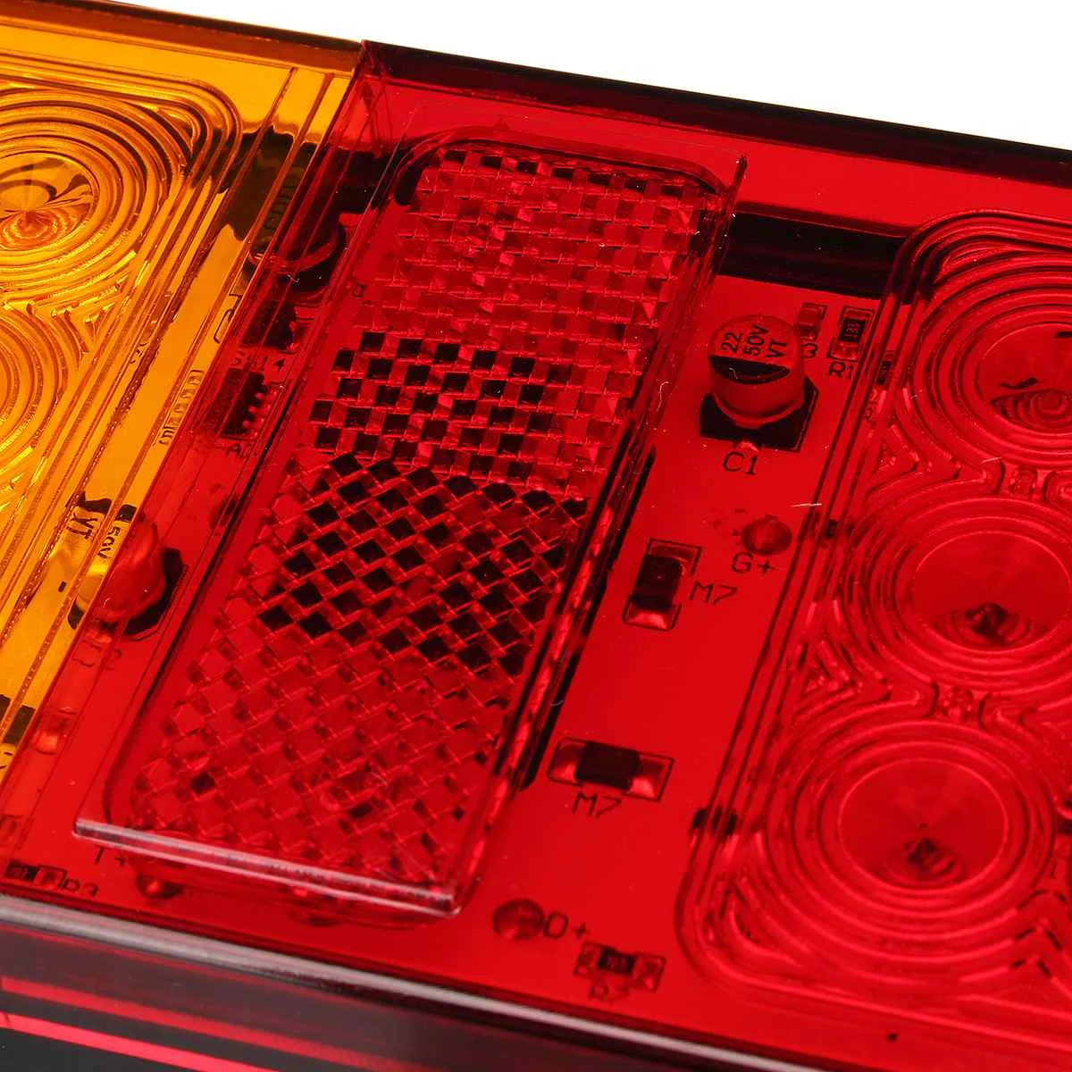 Светодиодный задний стоп светильник сигнал для автомобиля грузовика 2x12 В 24