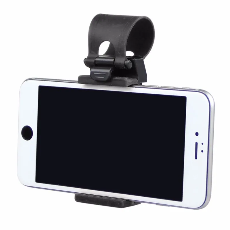 Car Steering Wheel Phone Holder Stand GPS Navigation Drive Bike Handlebar Clip Mount Bunt Bracket For iPhone Samsung Xiaomi | Мобильные