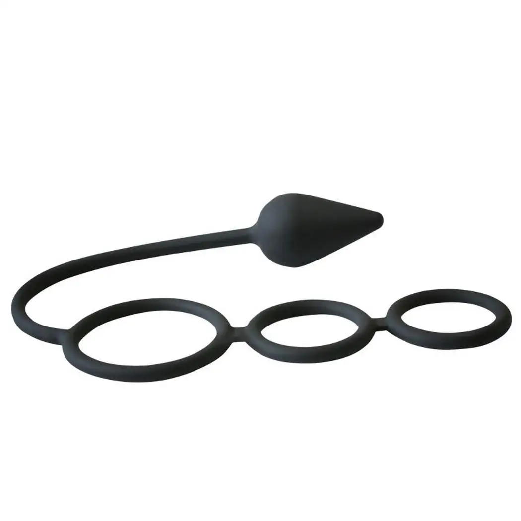 Силиконовый анальный массажер простаты G Spot Анальные Секс игрушки кольцо для