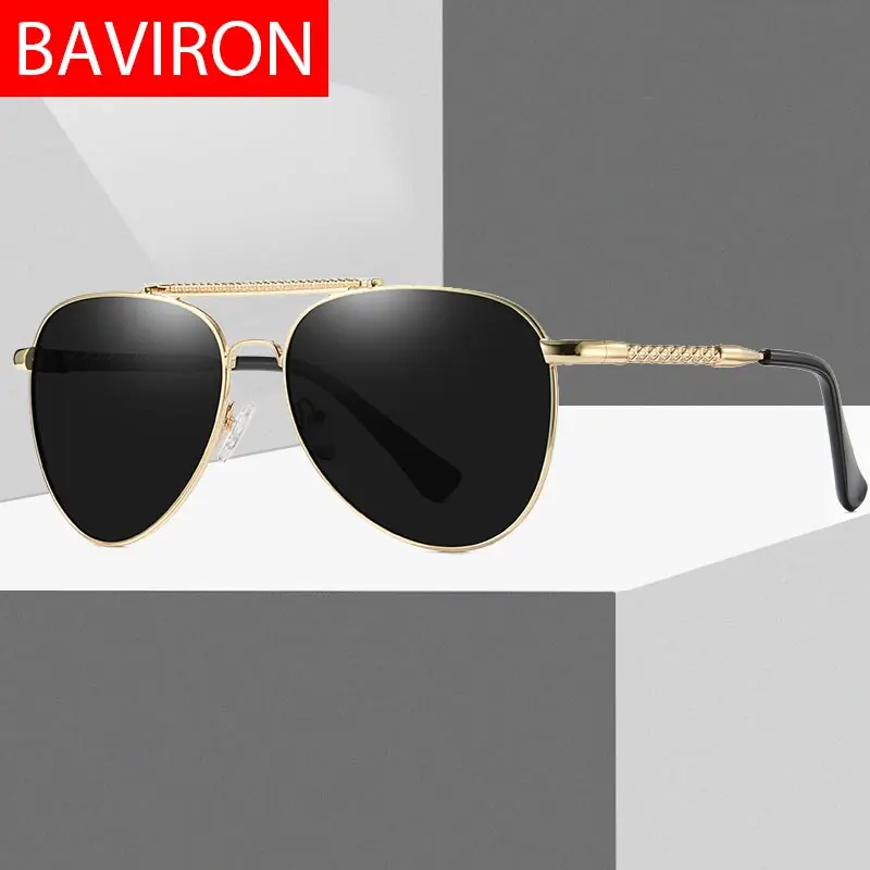 BAVIRON слеза солнцезащитные очки поляризованные для мужчин УФ Защита для женщин Пилот мужские солнцезащитные очки вождения солнцезащитные очки мужские очки Gafas