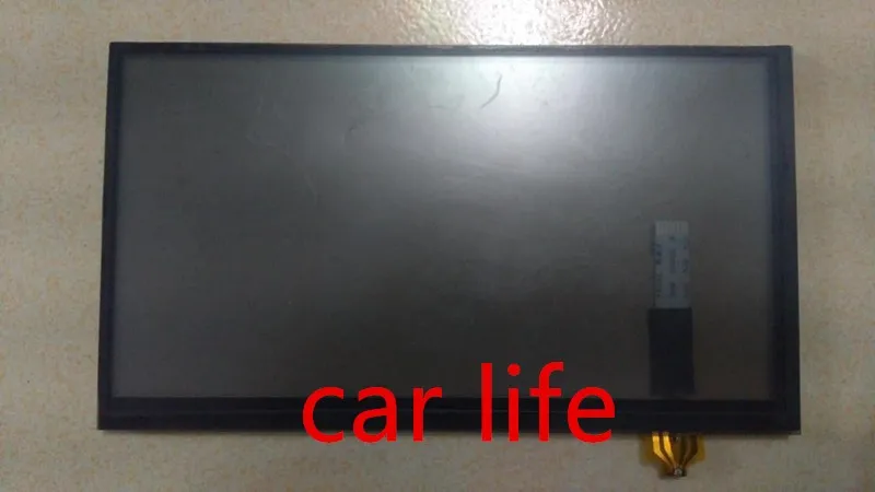 modified 8 pins black glass touch Screen panel Digitizer Lens panel for car DVD player  GPS navigation