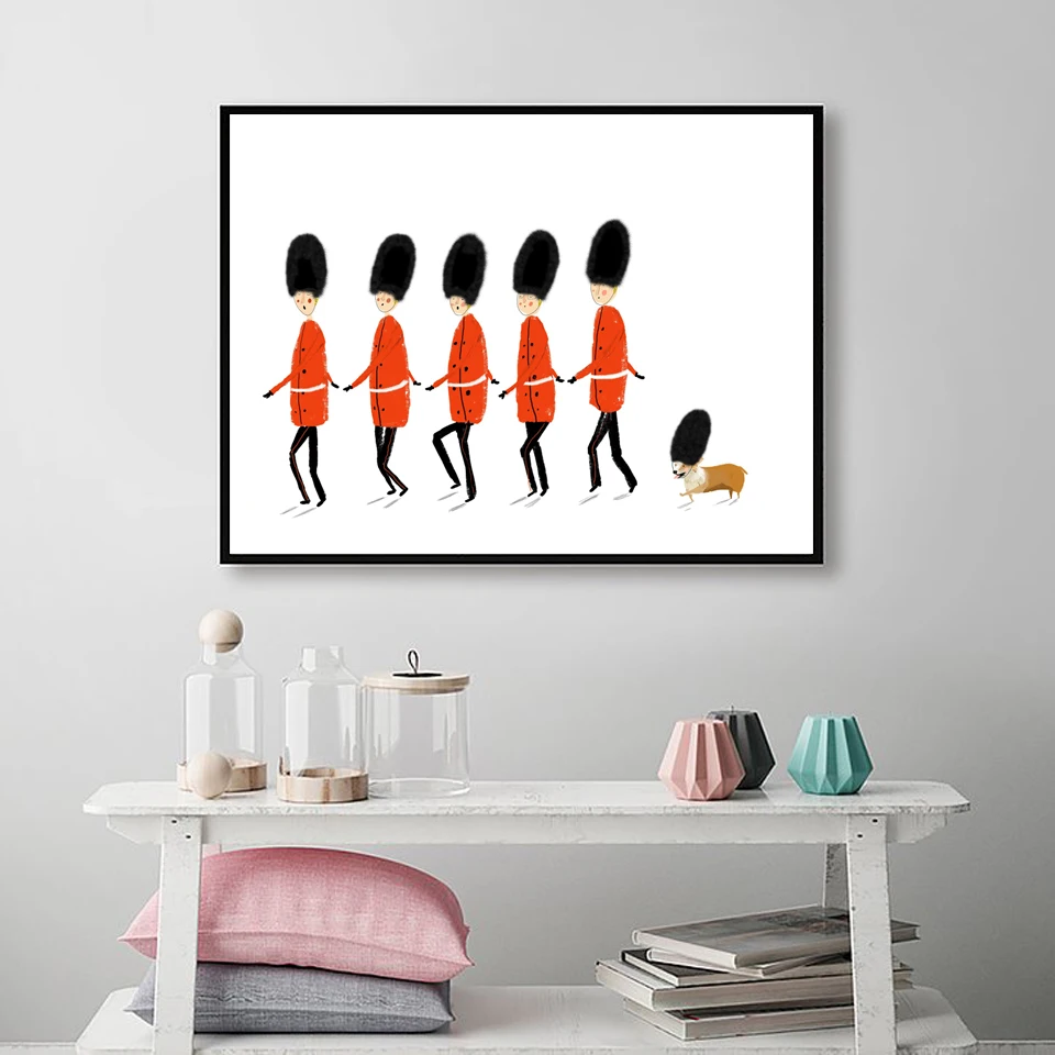 Легендарная британская лондонская настенная печать детский постер А4 для
