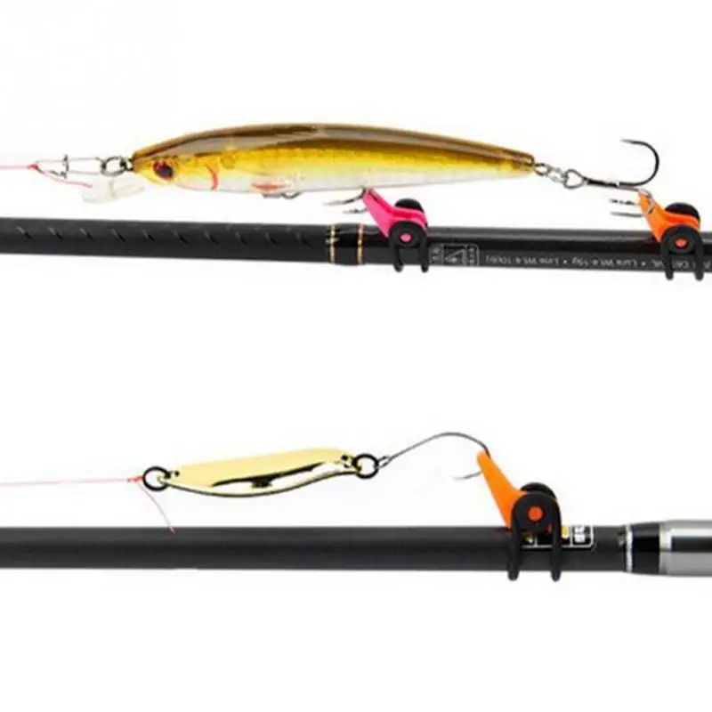 10 шт./компл. держатель для приманки крючок вешалка удочки пластиковые рыболовные