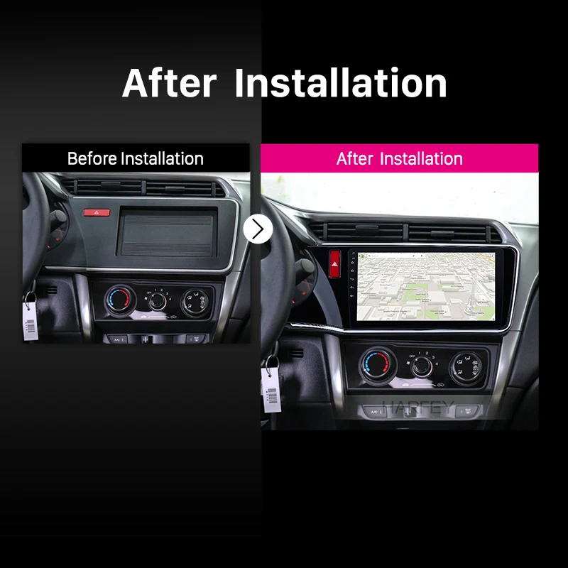 Harfey Android 6 0/8 1 10 &quot2Din автомобильное радио для Honda CITY LHD 2014 2015 2016 2017 GPS мультимедиа