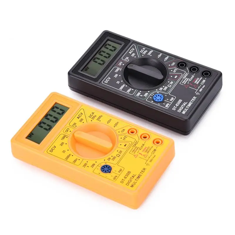 

DT-830B MINI Digital Multimeter with Buzzer Voltage Ampere Meter Test Probe AC/DC Voltage Ohm Tester Current Resistance Tester