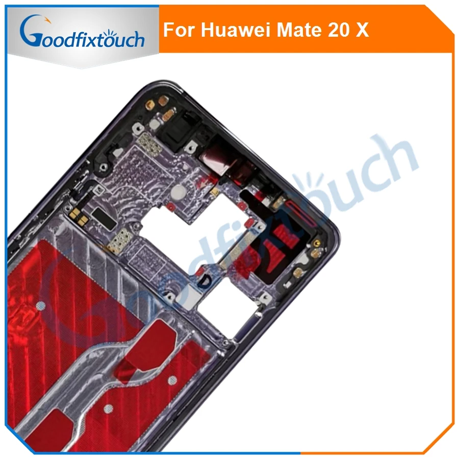 ЖК корпус для Huawei Mate 20 X 20X Передняя рамка Корпус средняя экран Лицевая панель