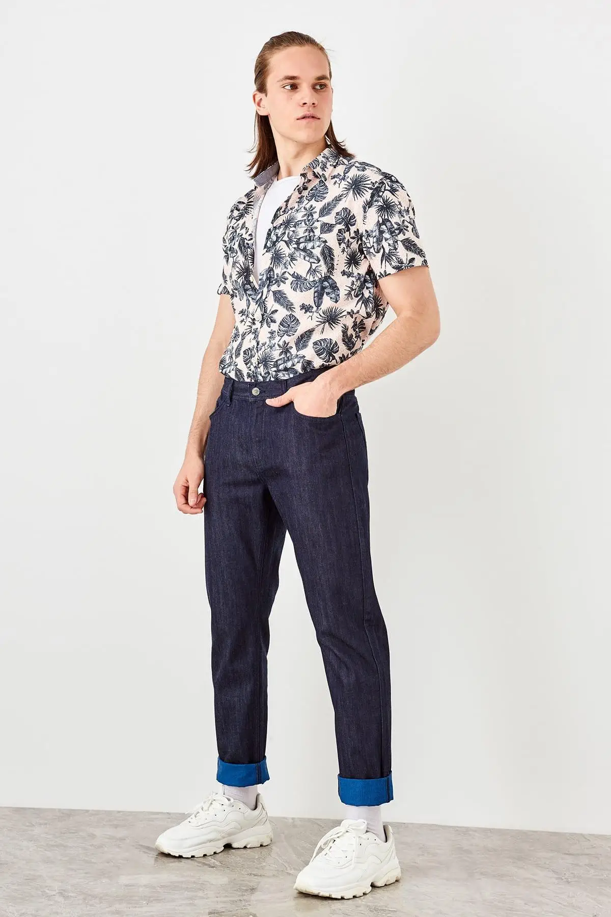 Trendyol новые Индиго мужские джинсы TMNSS19DT0004 |