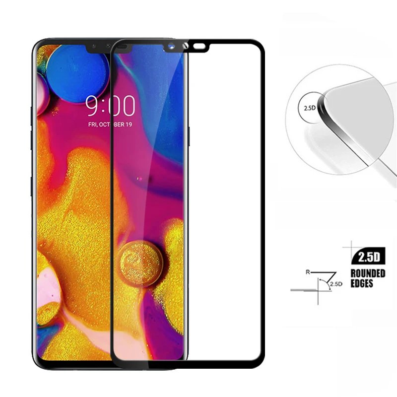 Защитное стекло 9H для LG v40 ThinQ V 40 20 v20 K10 K8 2018 2017 G6 Защитная пленка экрана с полным