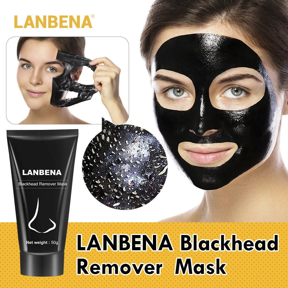 Средство для удаления черных точек Lanbena черная маска носа уход за лицом грязью