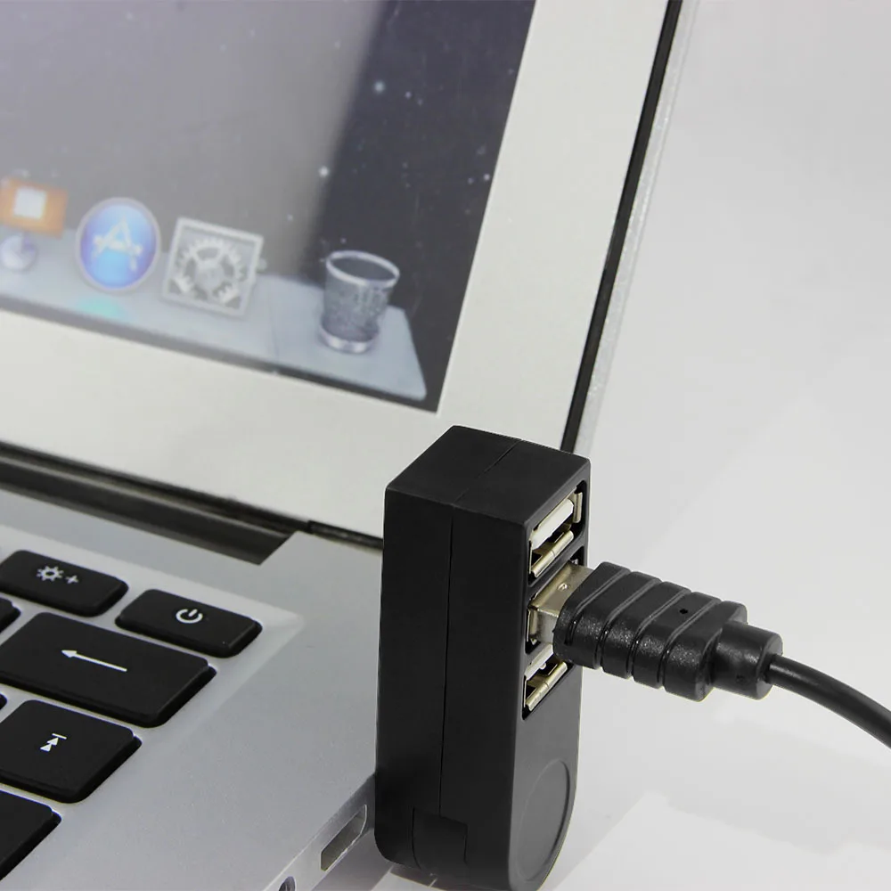 USB разветвитель CHUYI вращающийся на 3 порта 2 0|USB-хабы| |