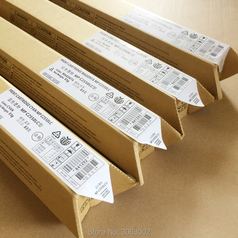 10 k/5 5 k тонер картриджи для Ricoh Aficio MP C2550 C2550C C2010 C2030 C2050 C2051 C2530 C2551 Lanier LD525C/Savin